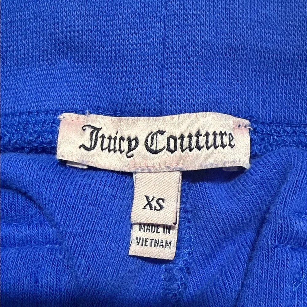 Juicy Couture XS Blue Terry Pants with Gold Accents - Picture 3 of 12